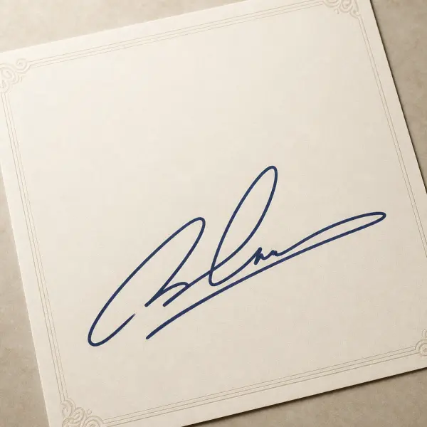 Place a clean signature on certificates