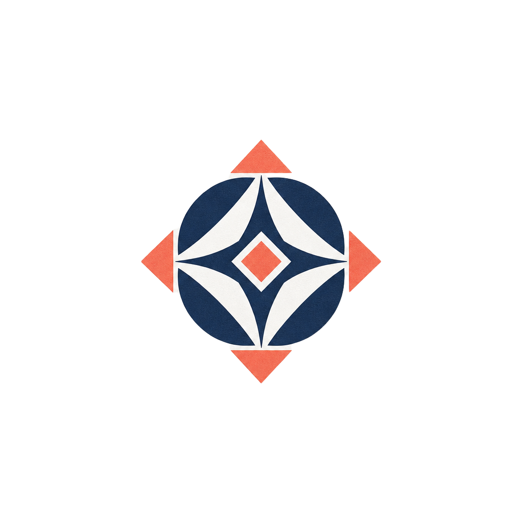 Abstract geometric mark isolated as a transparent PNG.